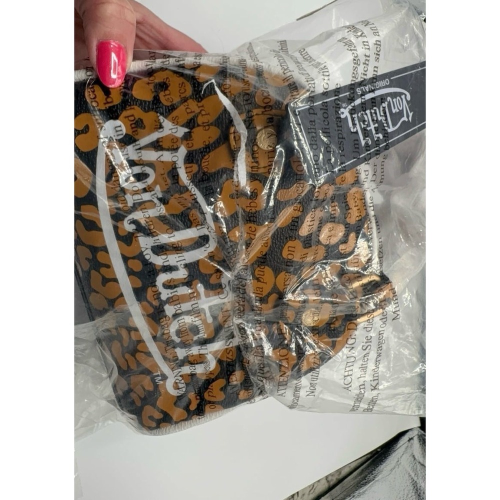 NEW Make a bold statement with the Von Dutch Orange Cheetah Bowling Bag – Small - Picture 8 of 10